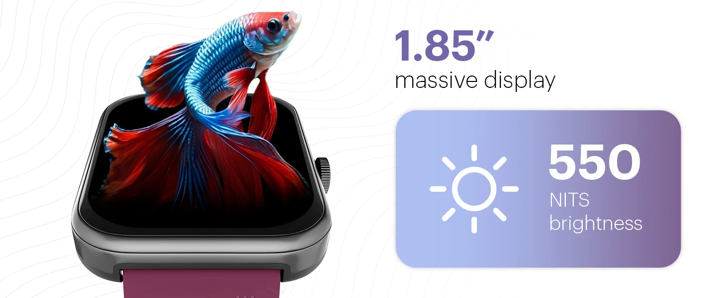 Noise Pulse 2 Max 1.85" Display Bluetooth Calling Smart Watch (Midnight Blue) overview 3