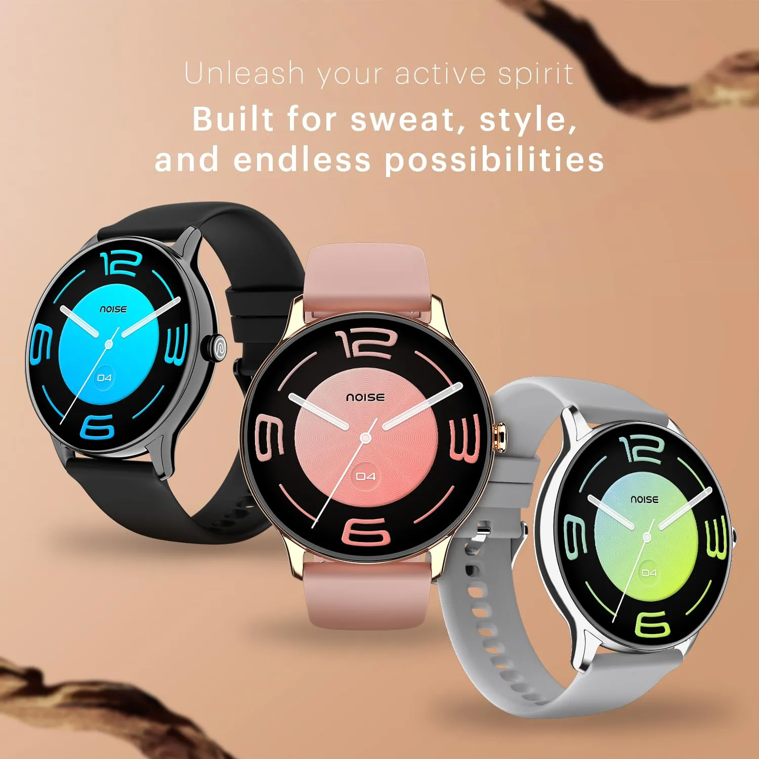 Noise Twist Go round dial Smart Watch (Rose Pink) overview 3