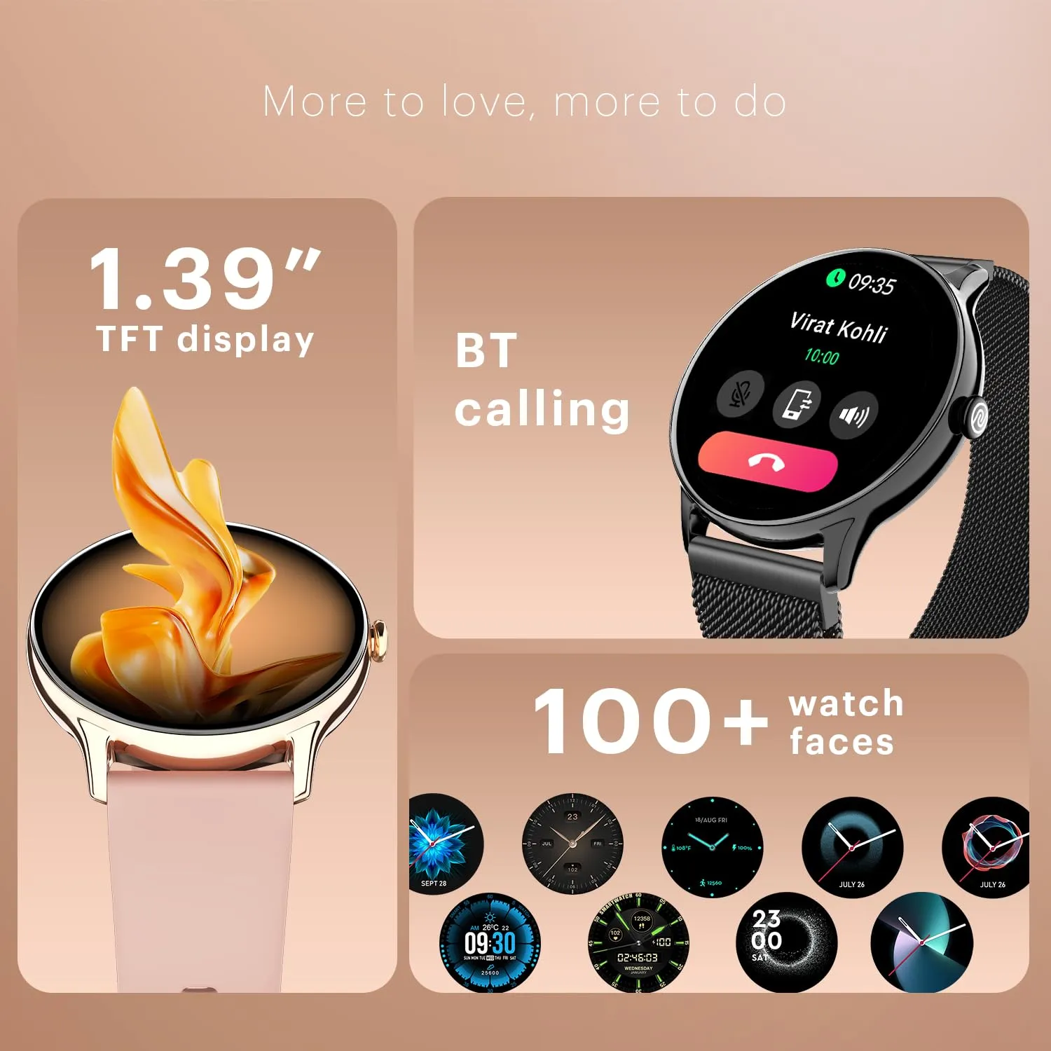 Noise Twist Go round dial Smart Watch (Silver Link) overview 1