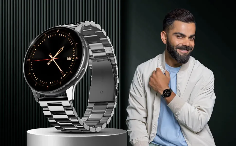 Noise Vortex Plus 1.46” AMOLED Display Smart Watch (Elite Silver) overview 4