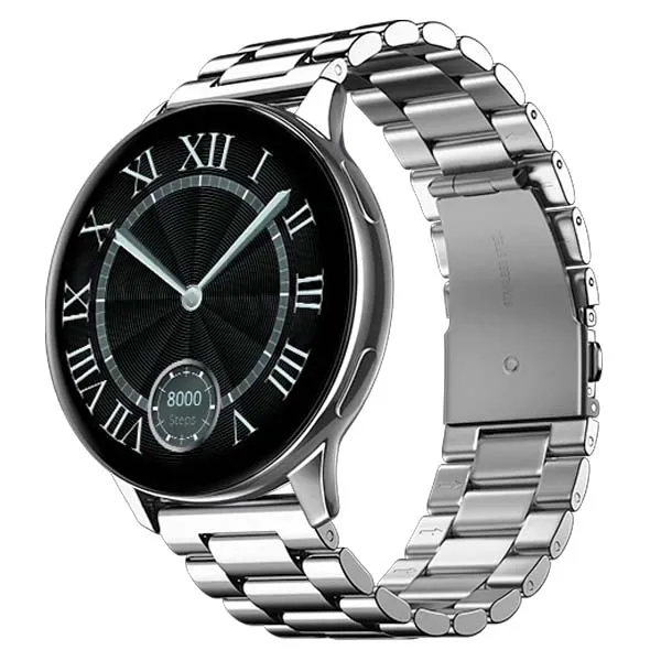Noise Vortex Plus 1.46” AMOLED Display Smart Watch (Elite Silver)