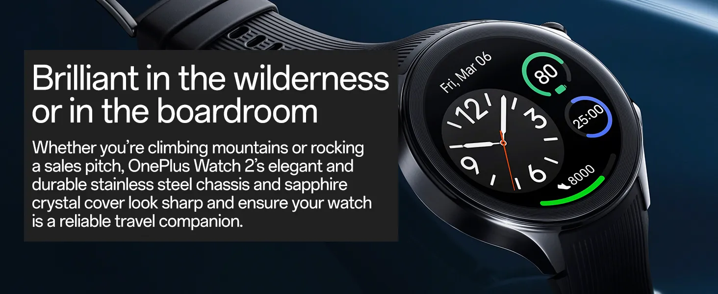 OnePlus Watch 2 (Black) overview 6