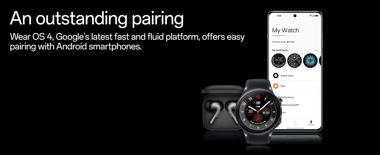 OnePlus Watch 2 (Black) overview 9
