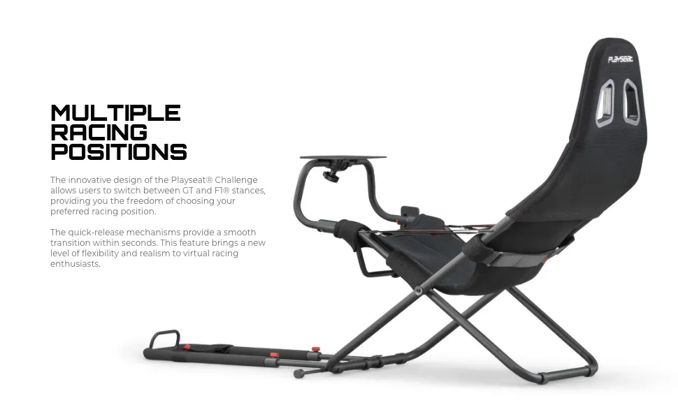 PLAYSEAT CHALLENGE Racing Seat RC.00312 (Black) overview 2