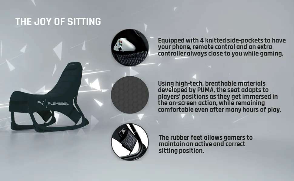 PLAYSEAT PUMA Active Gaming Seat - Red (UK) overview 3