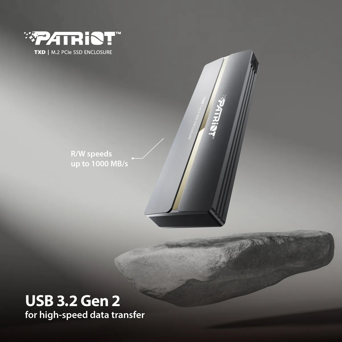 Patriot TXD M.2 PCIe SSD ENCLOSURE overview 1