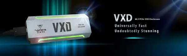 Patriot VXD M.2 NVMe PCIe RGB SSD Enclosure overview 1