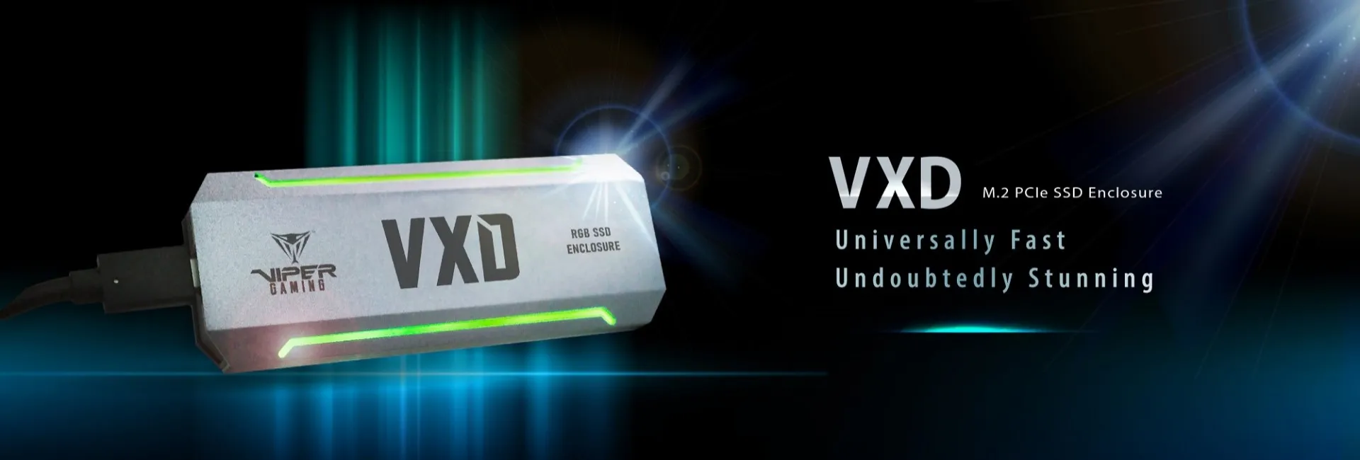 Patriot VXD Portable RGB SSD Enclosure overview 1