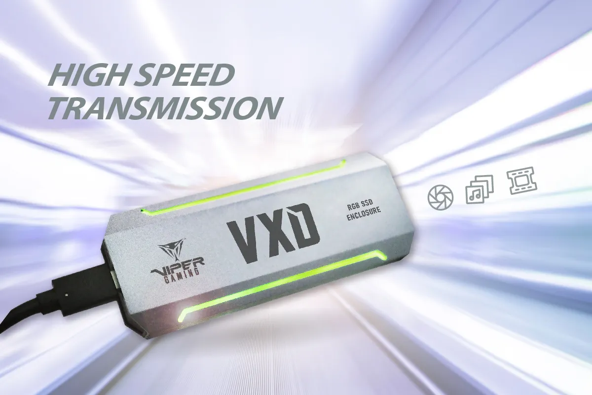 Patriot VXD Portable RGB SSD Enclosure overview 4