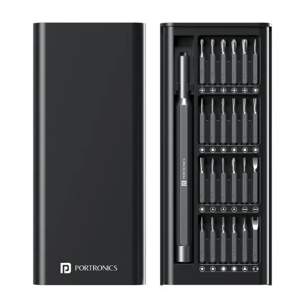 Portronics Bit Box 24-in-1 Screwdriver Kit