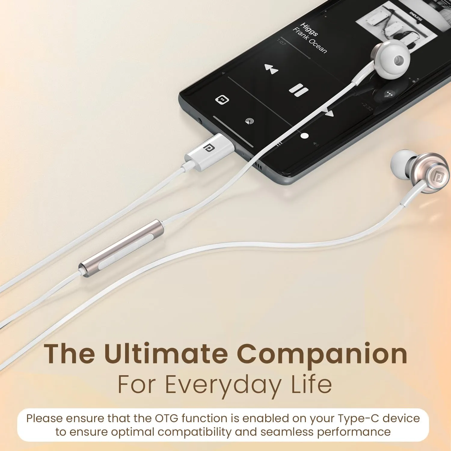 Portronics Conch Sigma C in Ear Type C Wired Earphones (Black) overview 3