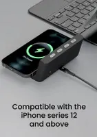 Portronics Freedom 4A Desktop Wired & Wireless Charging Pad overview 5