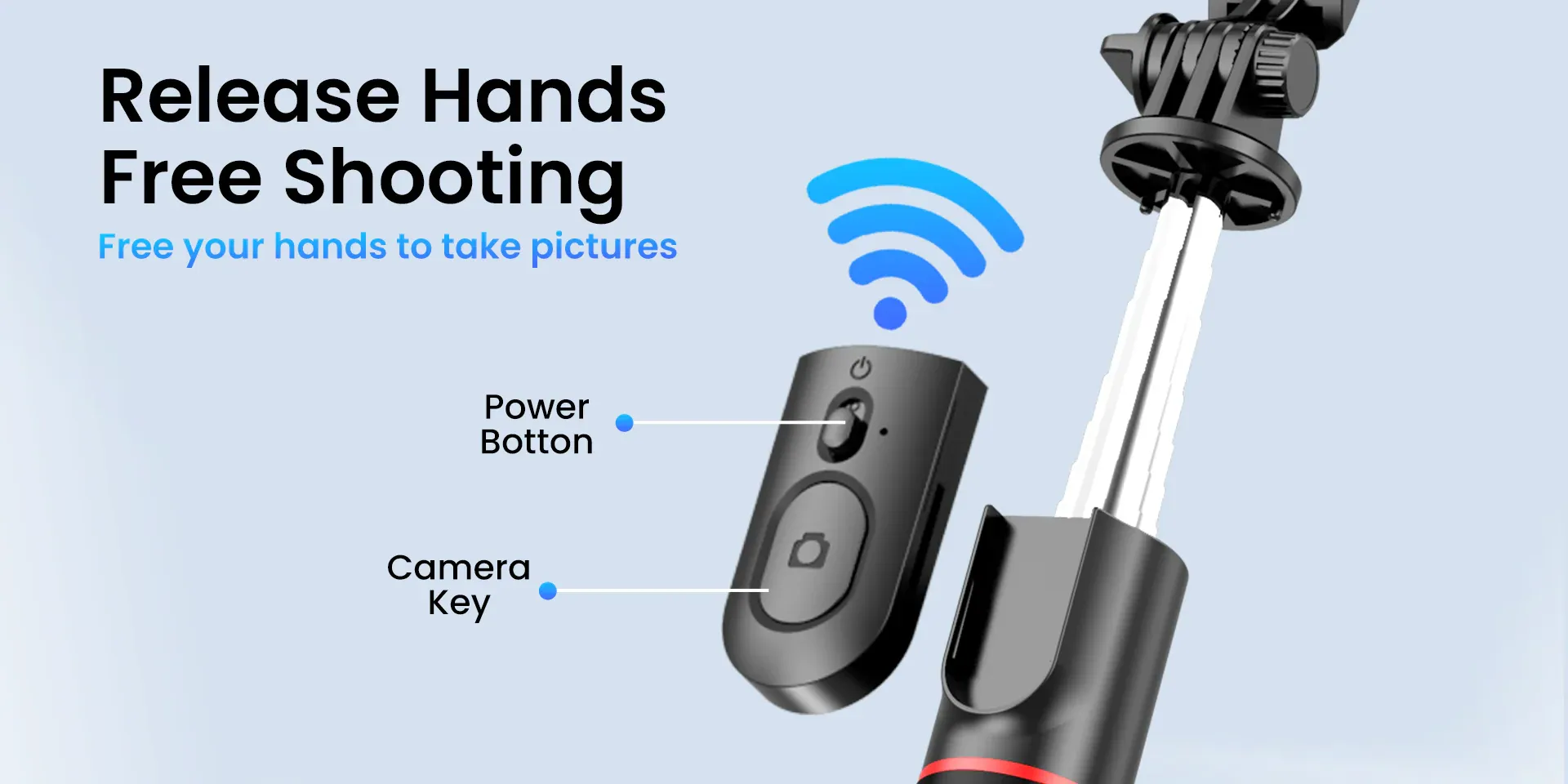 Portronics Lumistick - Smart Selfie Stick overview 3