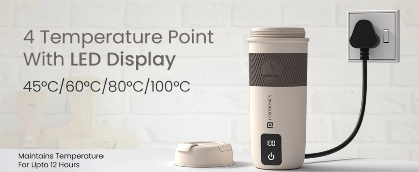 Portronics Thermosip overview 2