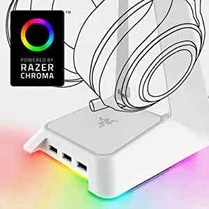 Razer Base Station Chroma White Mercury overview 6