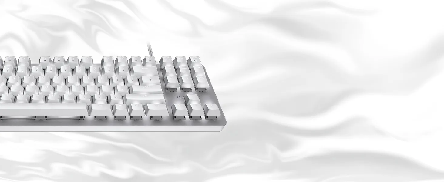 Razer BlackWidow Lite Orange Switch (White) overview 2