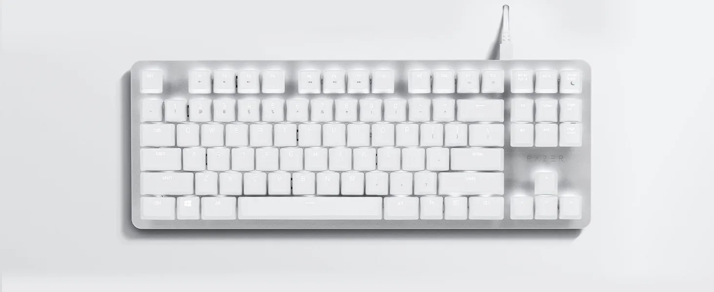 Razer BlackWidow Lite Orange Switch (White) overview 3