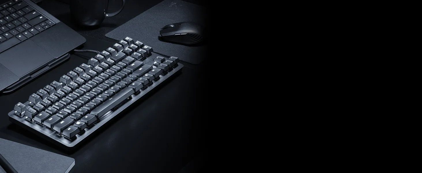 Razer BlackWidow Lite Orange Switch Black overview 1