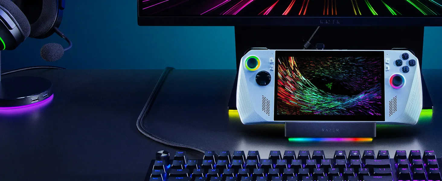 Razer Handheld Dock Chroma Charging Hub & Expand Connectivity for Mobile Gaming & Tablets overview 6