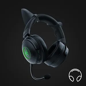 Razer Kitty Ears V2 Black overview 3