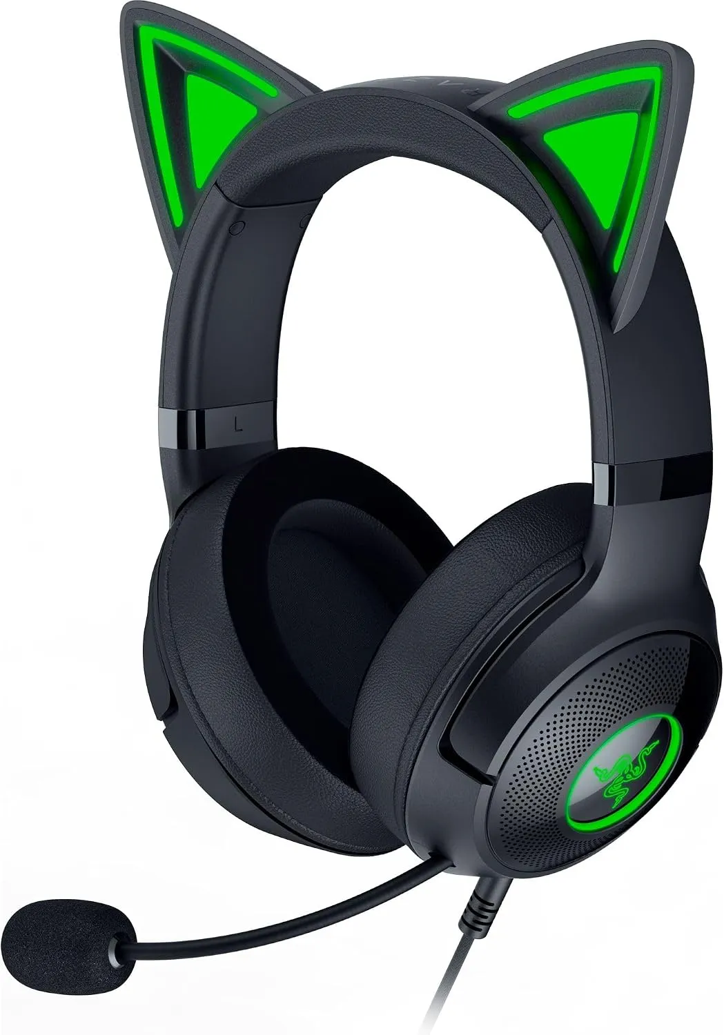 Razer Kraken Kitty V2 Heaphone (Black) overview 1