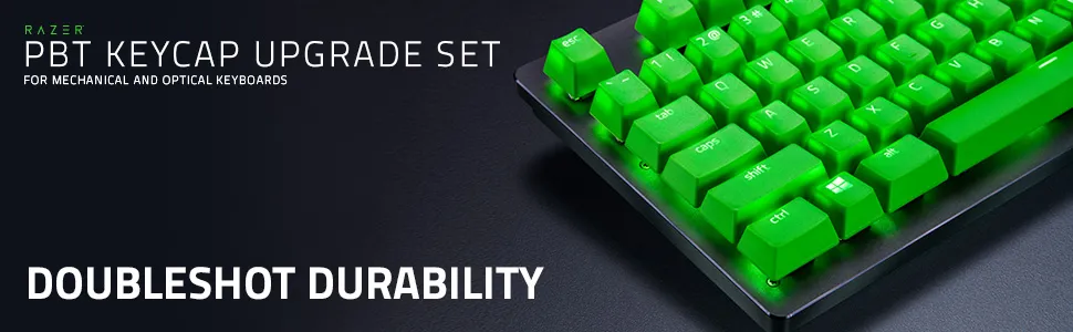 Razer PBT Keycap Upgrade Set Green overview 1