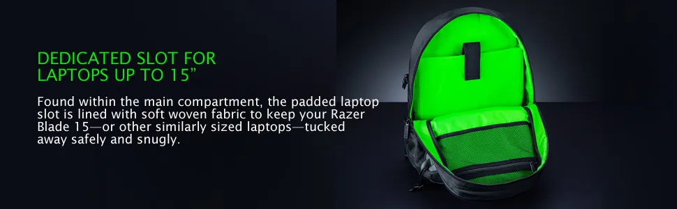 Razer Rogue Chromatic Backpack V3 15" Inch overview 3