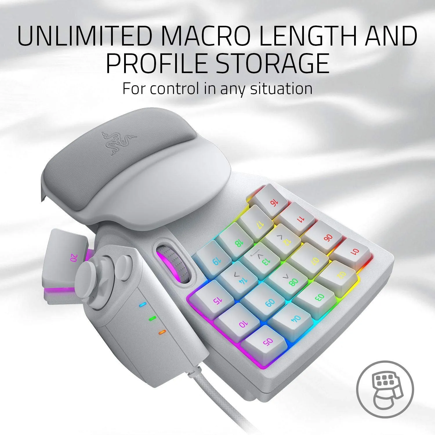 Razer Tartarus Pro Analog Optical Switch Gaming Keypad (Mercury) overview 4