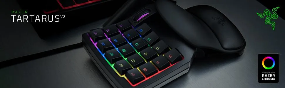 Razer Tartarus V2 Elite Gaming Keypad With Mecha-Membrane Switches overview 1