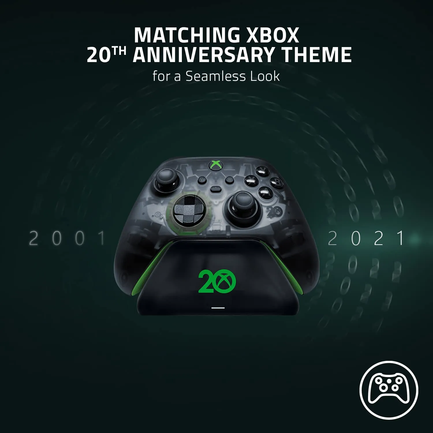 Razer Universal Quick Charging Stand for Xbox (Xbox 20th Anniversary Limited Edition) overview 2