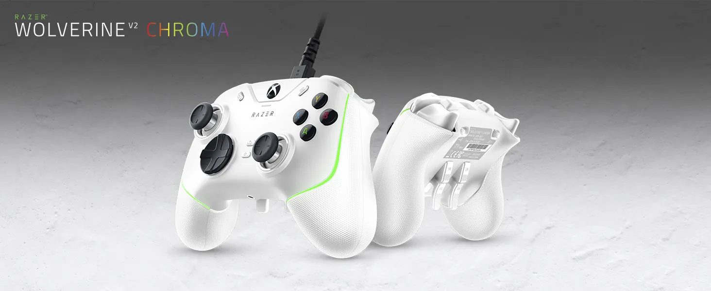 Razer Wolverine V2 Chroma Wired (White) overview 1
