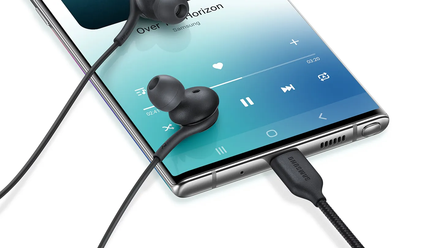 Samsung EO-IC100BWEGIN Wired In Ear Earphone With Mic (White) overview 2