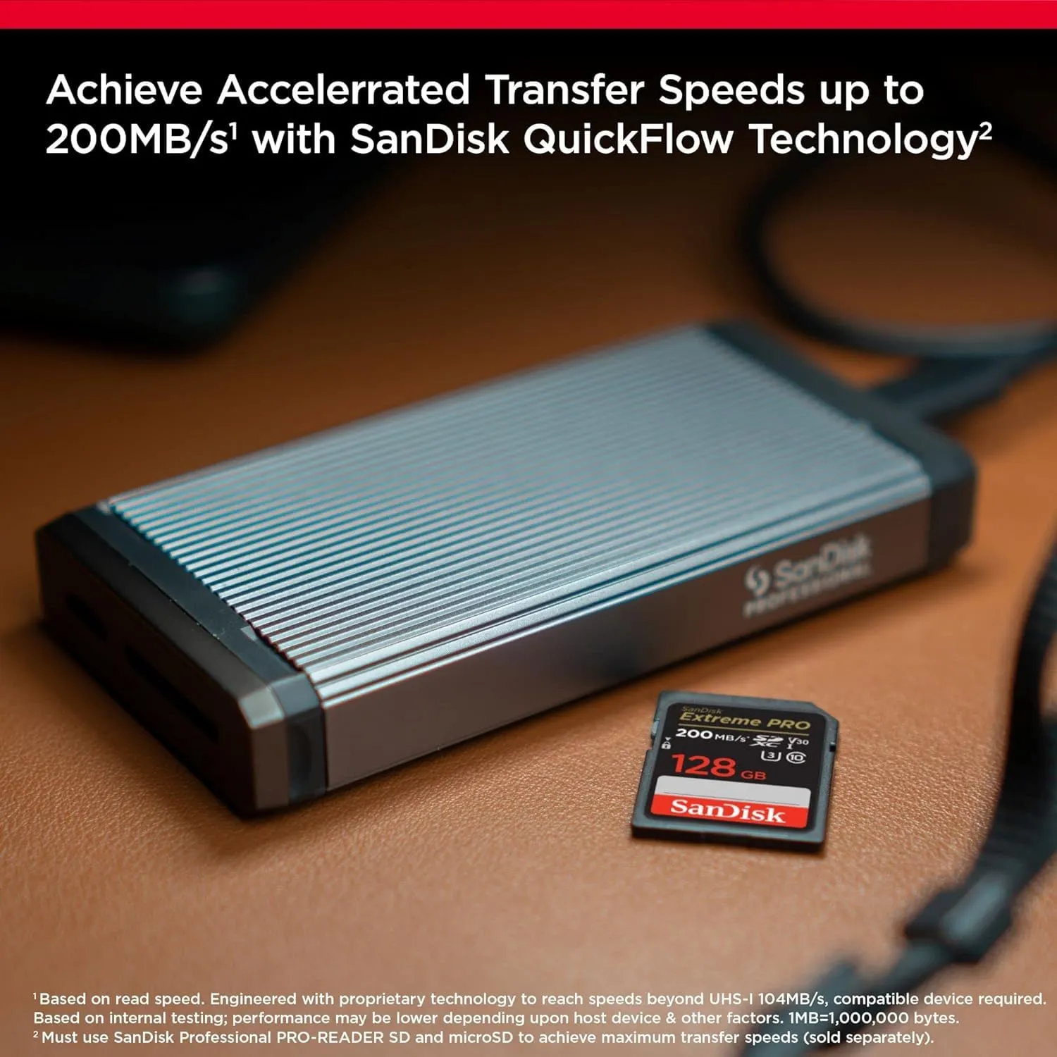 SanDisk 128GB Extreme Pro SDHC UHS-I/U3 V30 Class 10 Memory Card overview 4