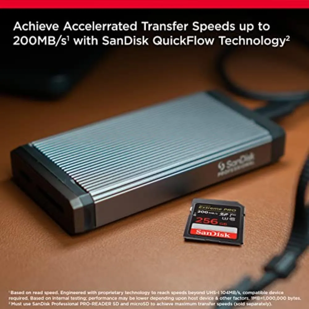 SanDisk 256GB Extreme Pro SDHC UHS-I/U3 V30 Class 10 Memory Card overview 4