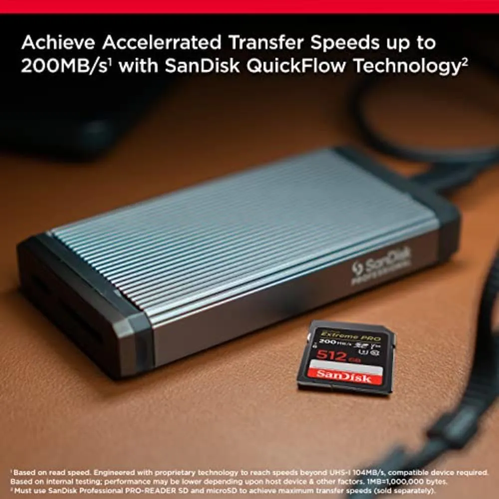 SanDisk 512GB Extreme Pro SDHC UHS-I/U3 V30 Class 10 Memory Card overview 4