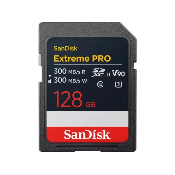 SanDisk Extreme PRO SD UHS-II Card (V90) - 128GB