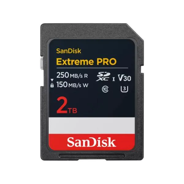 SanDisk Extreme PRO SDHC And SDXC UHS-I Card - 2TB