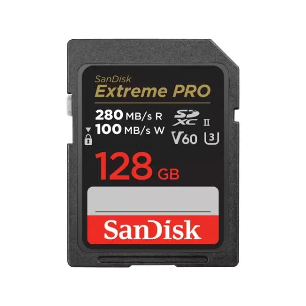 SanDisk Extreme PRO SDXC UHS-II Card - 128GB