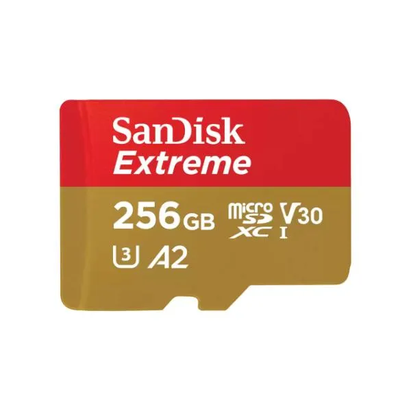 SanDisk Extreme microSDXC UHS-I CARD - 256GB