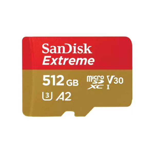 SanDisk Extreme microSDXC UHS-I CARD - 512GB