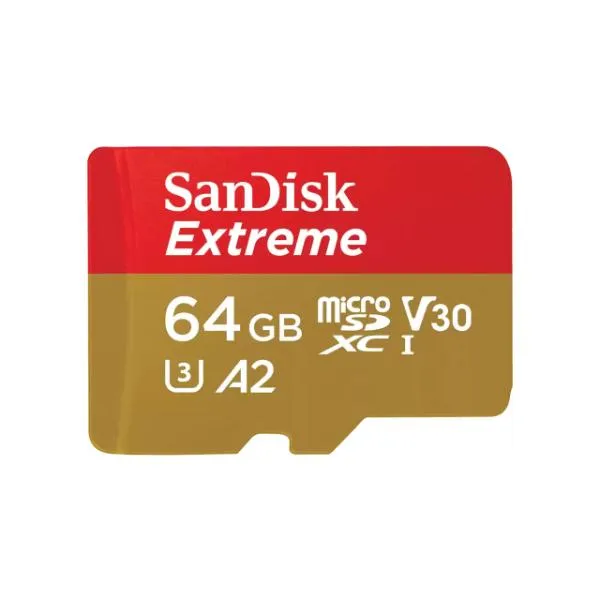 SanDisk Extreme microSDXC UHS-I CARD - 64GB