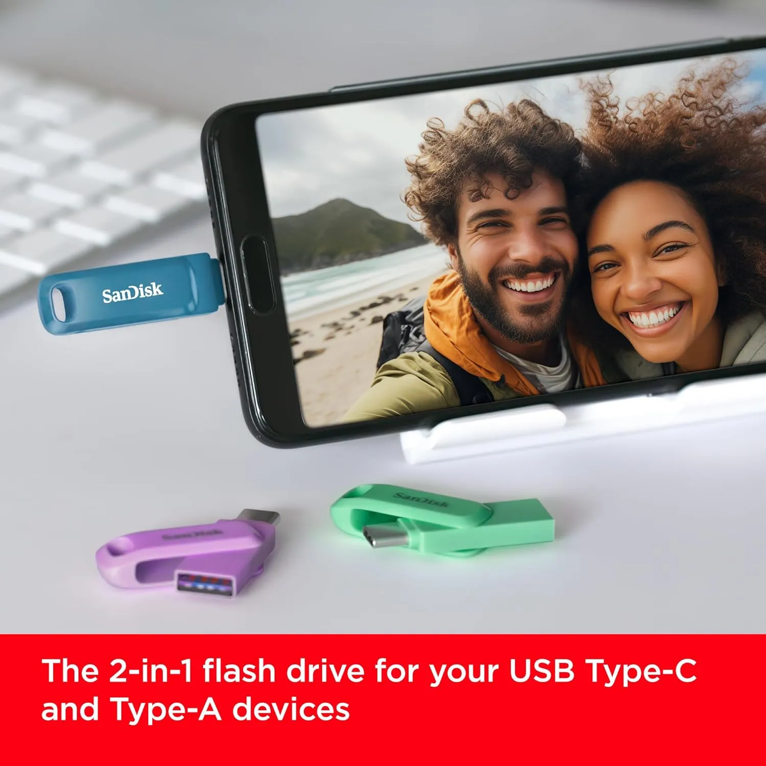 SanDisk Ultra Dual Drive Go USB Type-C - 128GB (Navagio Bay) overview 1