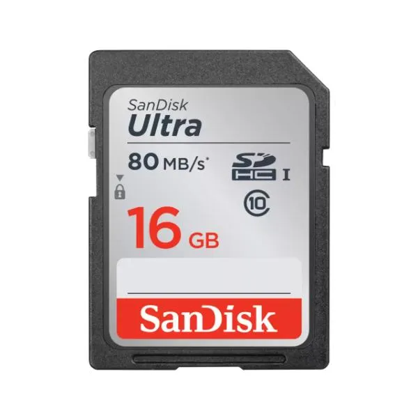 SanDisk Ultra SDHC UHS-I card and SDXC UHS-I card - 16GB