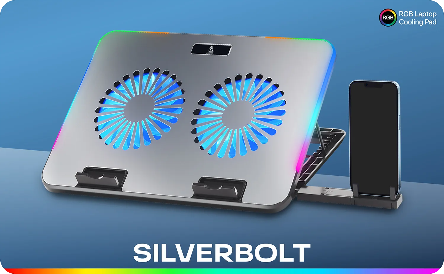TAG SILVERBOLT GAMING COOLING PAD overview 1
