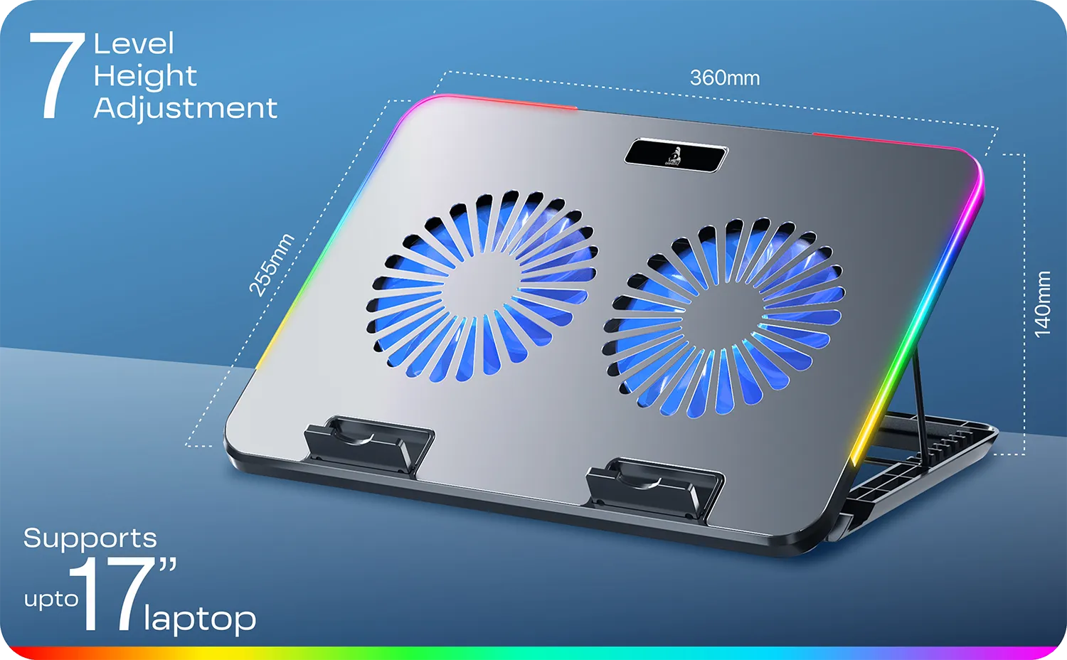 TAG SILVERBOLT GAMING COOLING PAD overview 3