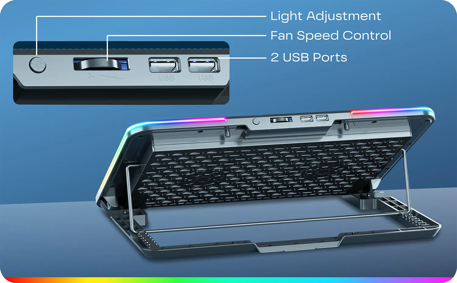 TAG SILVERBOLT GAMING COOLING PAD overview 4