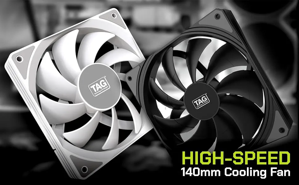 TAG Windforce 140 PC Case Fan (WHITE) overview 1