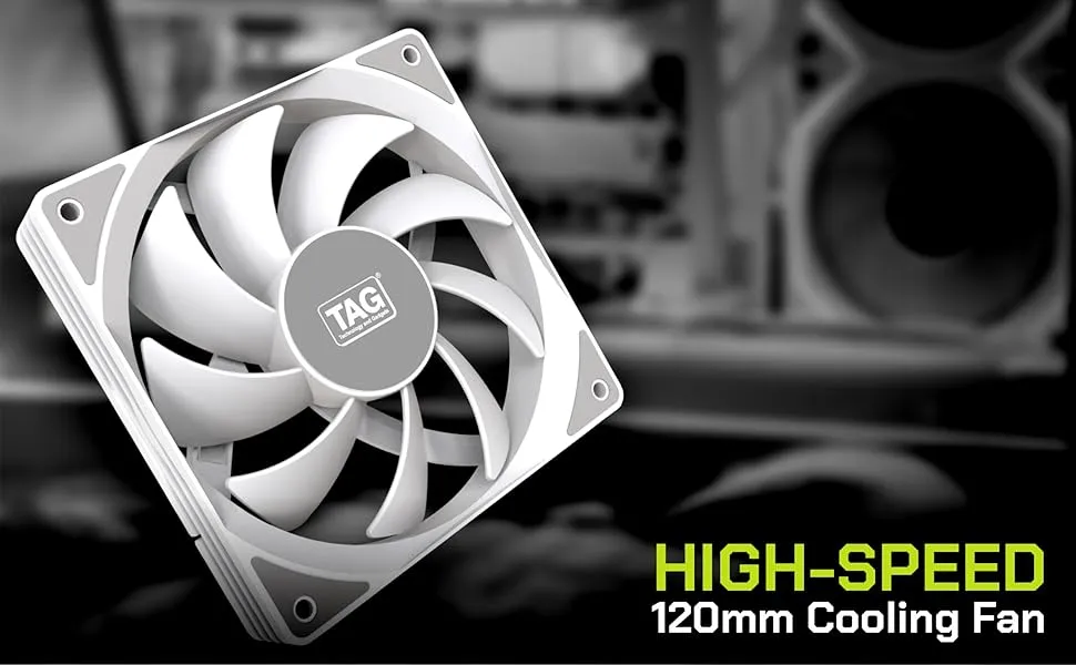 TAG Windforce 140 PC Case Fan (WHITE) overview 2