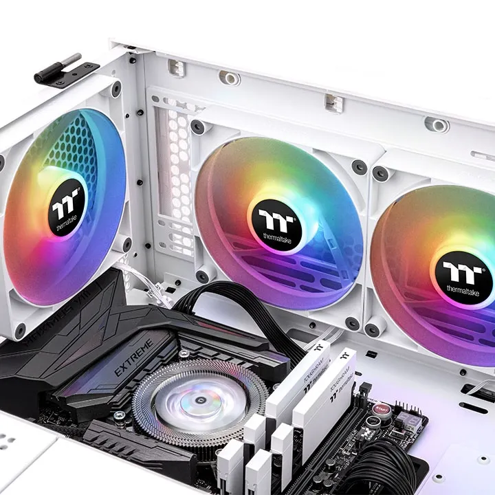 Thermaltake CT120 ARGB Sync White Cabinet Fan (Dual Pack) overview 1