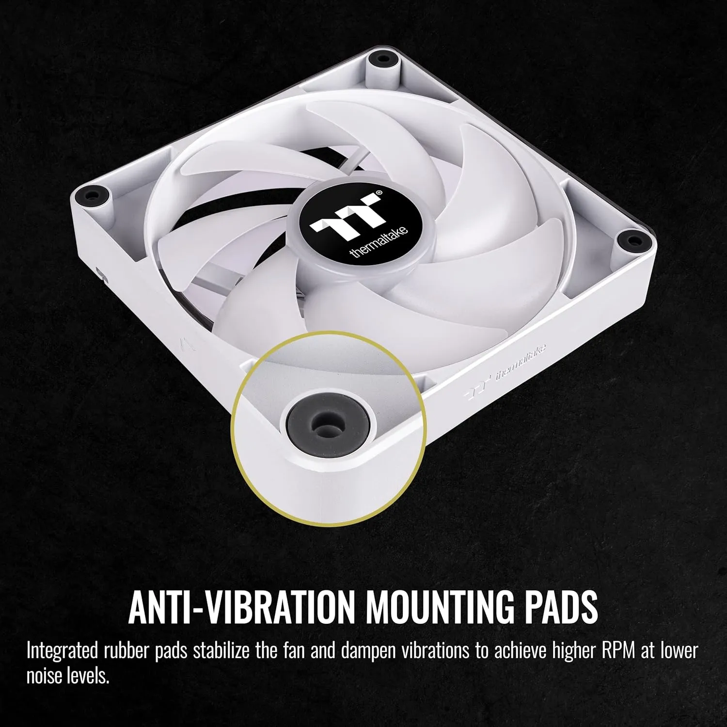 Thermaltake CT120 ARGB Sync White Cabinet Fan (Dual Pack) overview 5